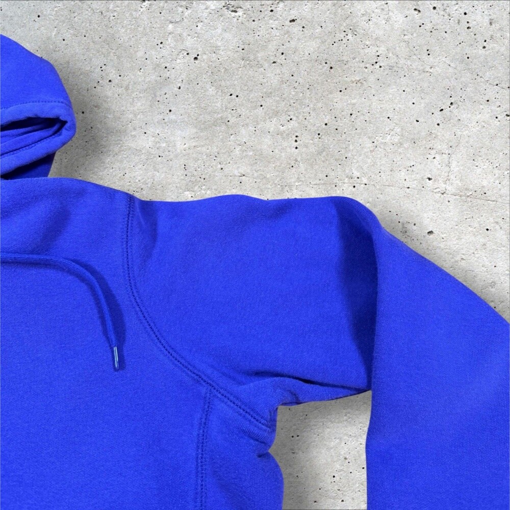 Nike Center Swoosh Hoodie Mens Large Purple Embroidered Y2K Hoodie - Picture 3 of 7